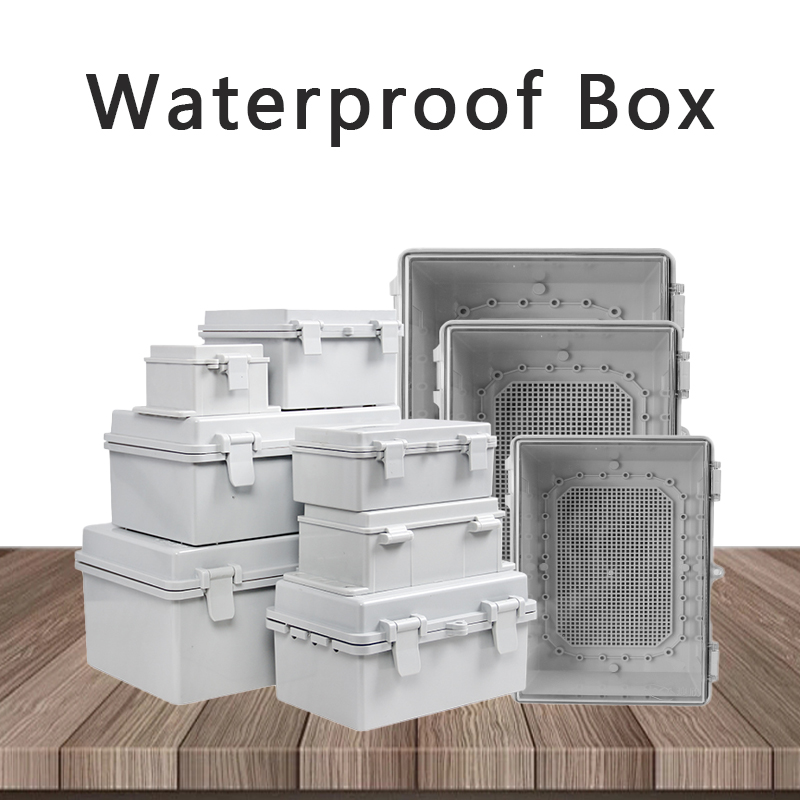 Outdoor Power Box Cover - IP66 مقاوم للماء رمادي/غطاء شفاف الضميمة