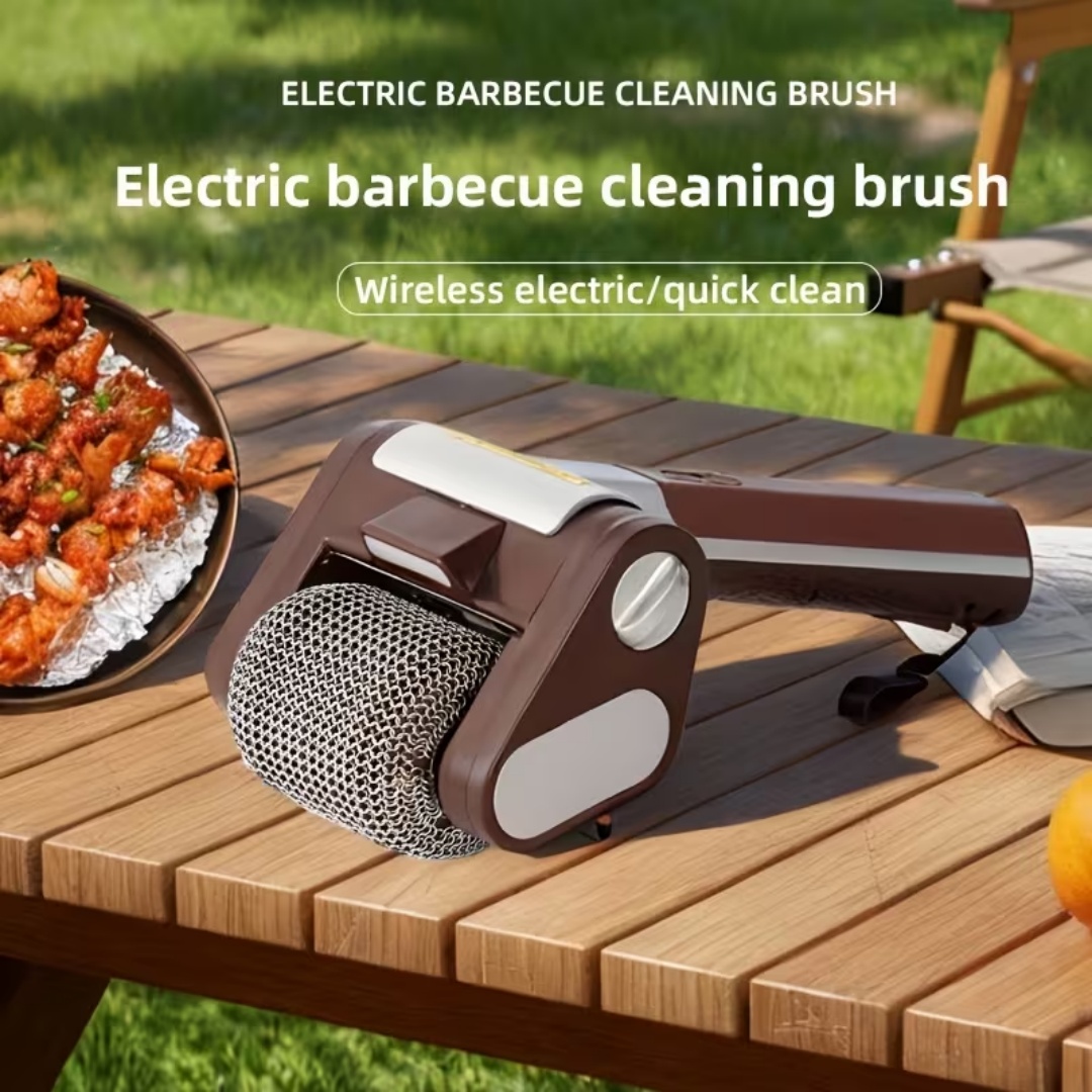 Outdoor Power Brush - فرشاة تنظيف الشواية الكهربائية اللاسلكية، فرشاة