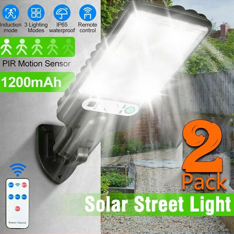 Outdoor Power Point - أضواء حديقة شمسية خارجية مع مستشعر