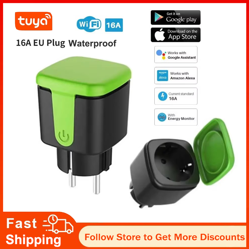 Outdoor Power Outlet - مقبس كهربائي ذكي مقاوم للماء من