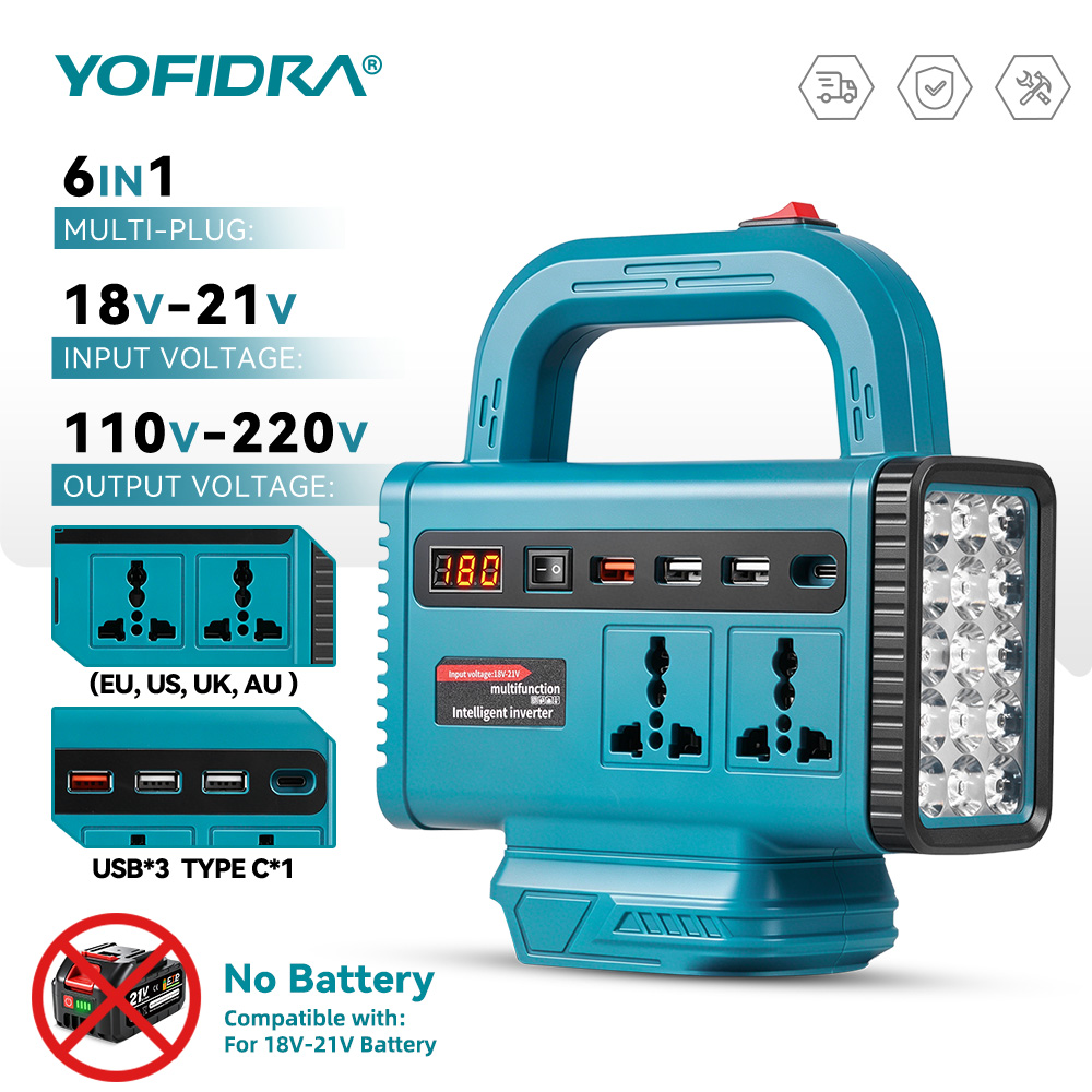 Outdoor Power Point - محول طاقة محمول YOFIDRA 220 فولت،