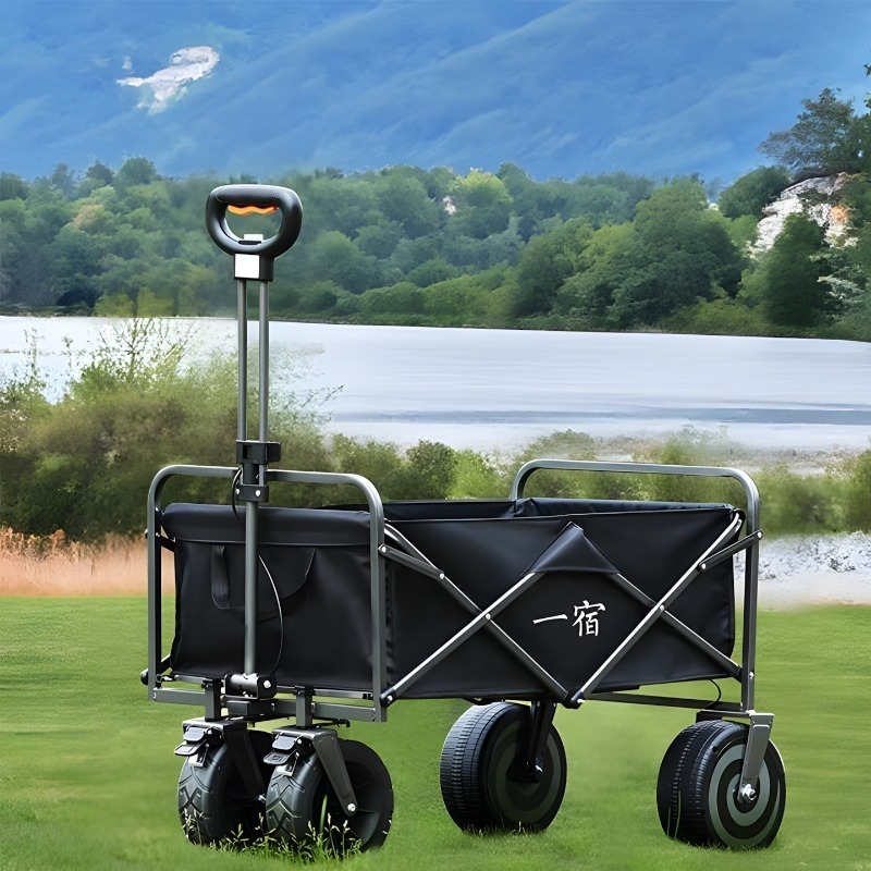 Outdoor Power Wheels - عربة تخييم كهربائية قابلة للطي، عربة