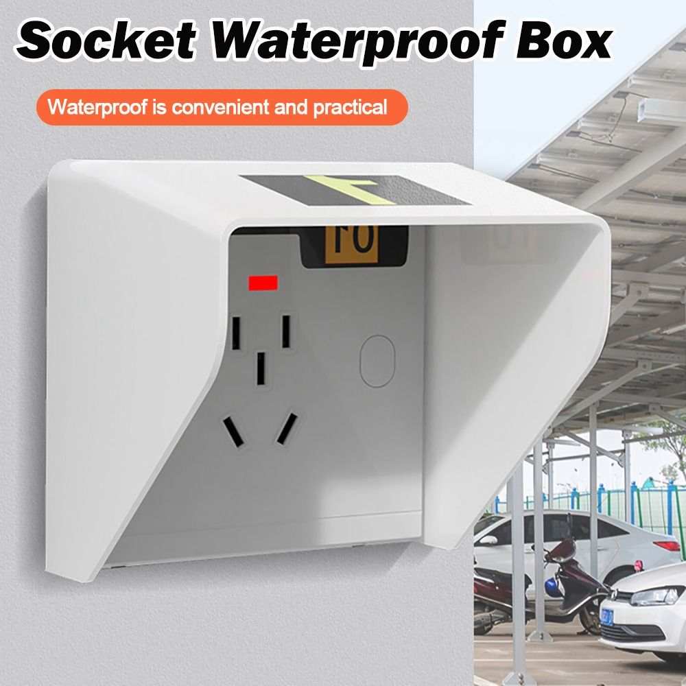 مقبس بلاستيكي جديد صندوق مقاوم - مراجعة Outdoor Power Outlet Cover وسعره