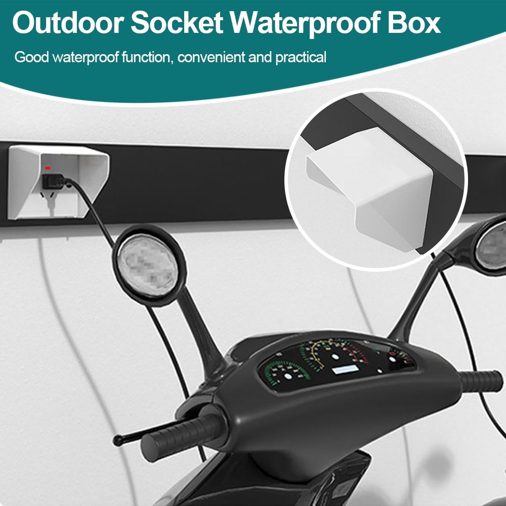 مقبس بلاستيكي جديد صندوق مقاوم - مراجعة Outdoor Power Outlet Cover وسعره