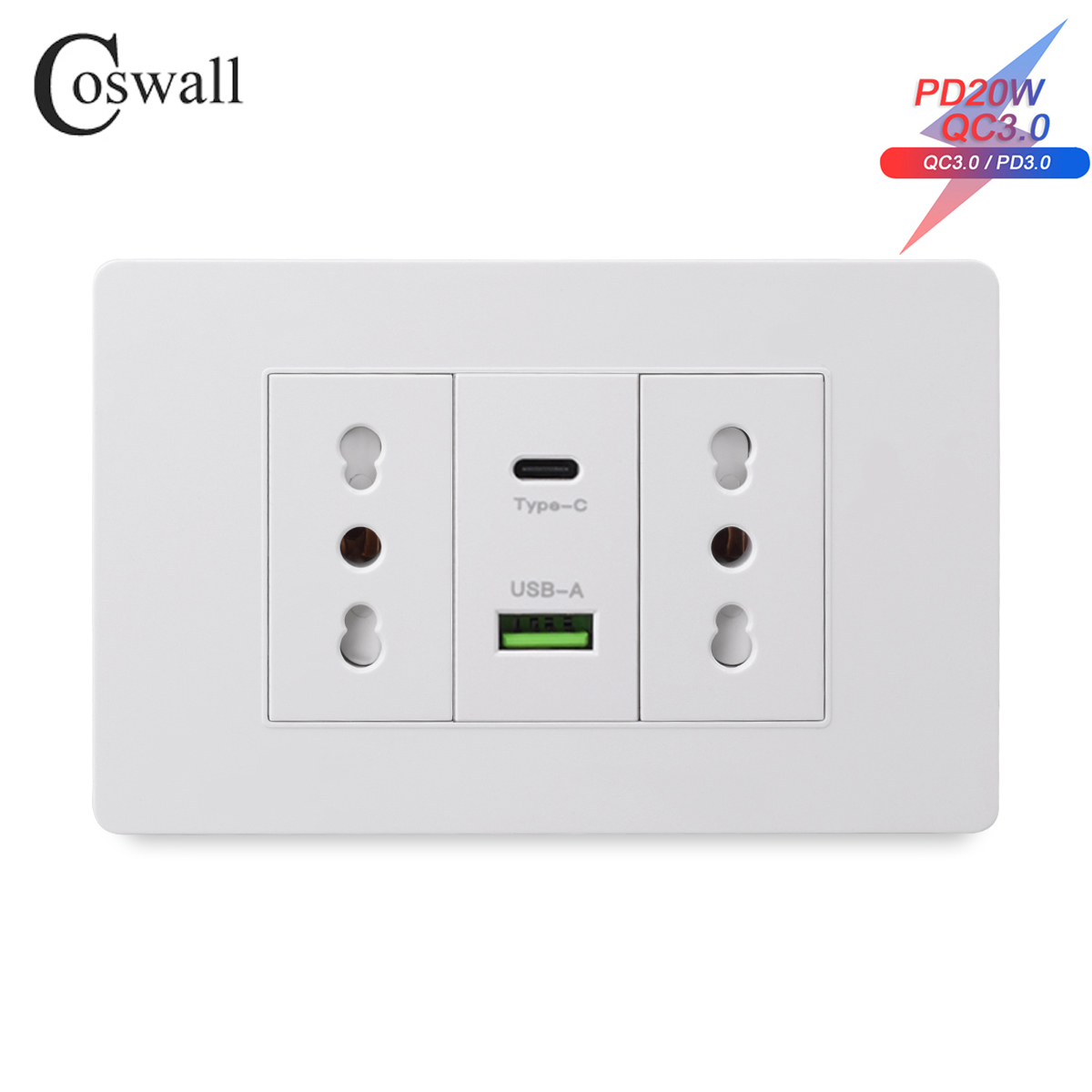 Coswall-White مقبس طاقة جداري  - مراجعة Outdoor Power Outlet وسعره