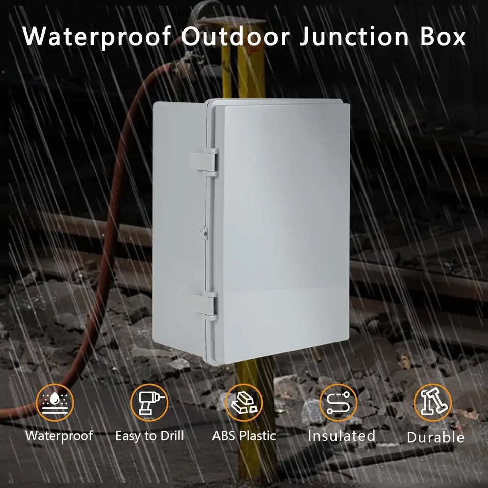 IP66 مقاوم للماء رمادي/غطاء شف - مراجعة Outdoor Power Box Cover وسعره