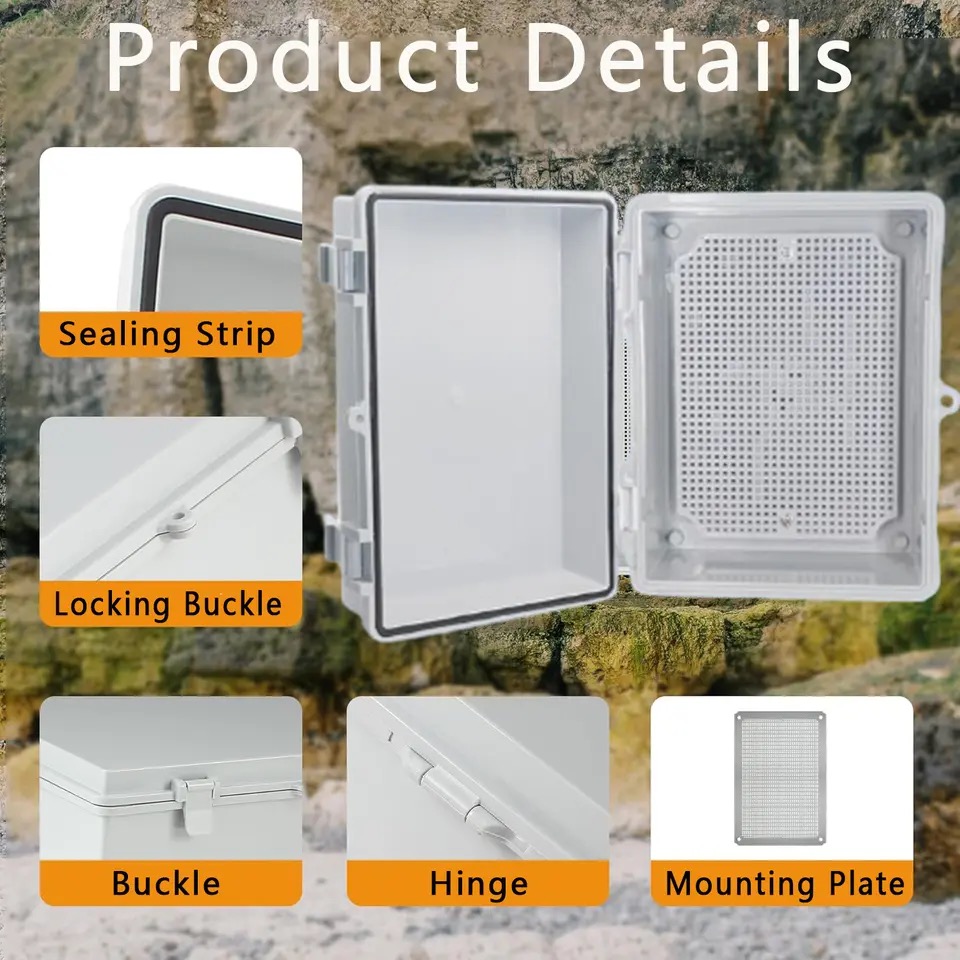 IP66 مقاوم للماء رمادي/غطاء شف - مراجعة Outdoor Power Box Cover وسعره