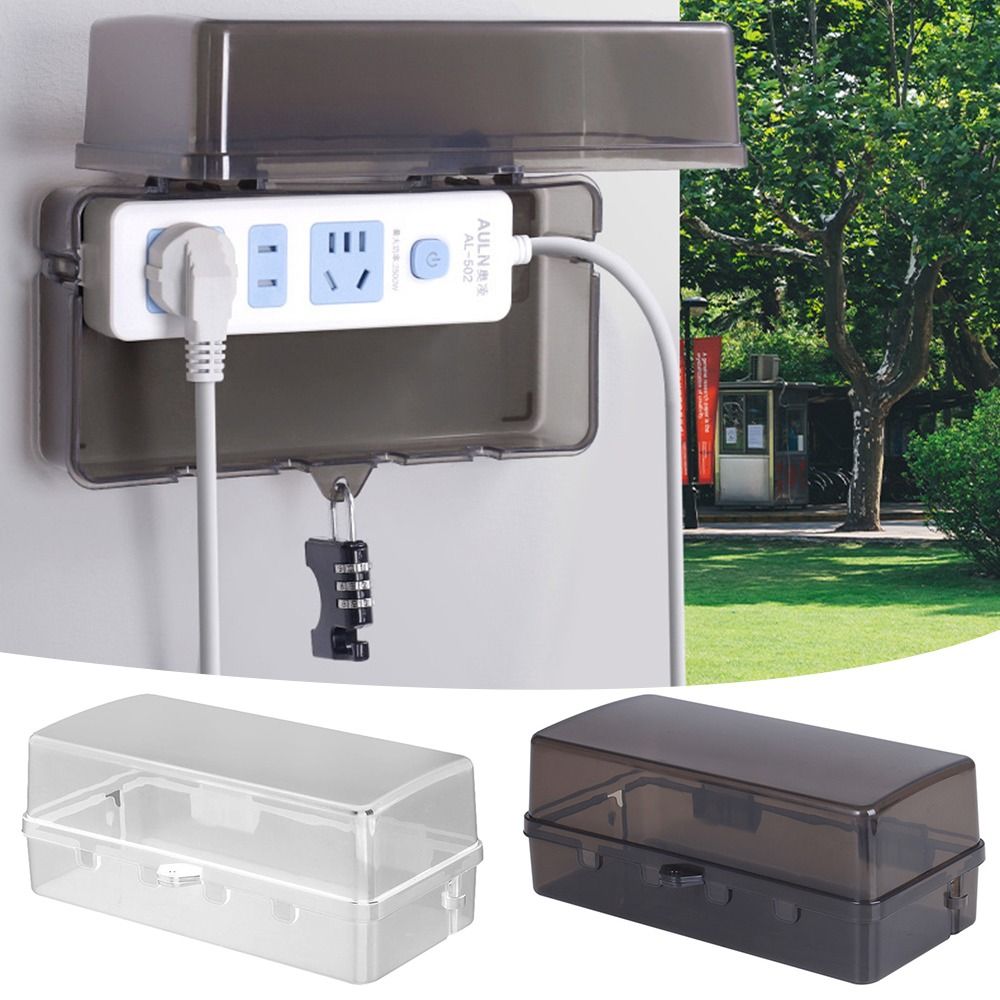 صندوق بلاستيكي محمول مضاد للسر - مراجعة Outdoor Power Outlet Cover وسعره