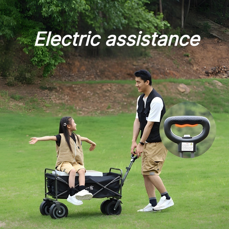 عربة تخييم كهربائية قابلة للطي - مراجعة Outdoor Power Wheels وسعره